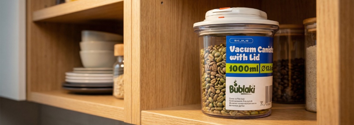 Pojemniki próżniowe na żywność Bublaki